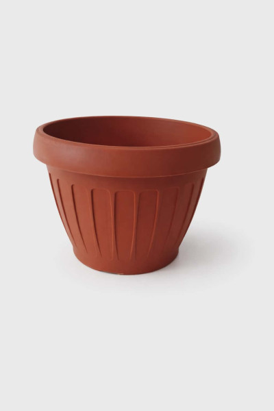 Cvetlični lonec v obliki soda, 20 cm – terakota