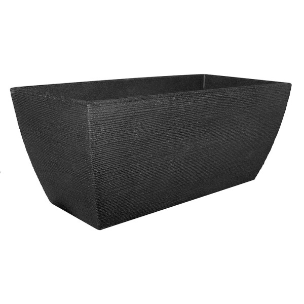 Žlebljen zaboj za sadike v antracitni barvi