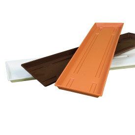 Balkonska škatla beli podstavek 80 cm