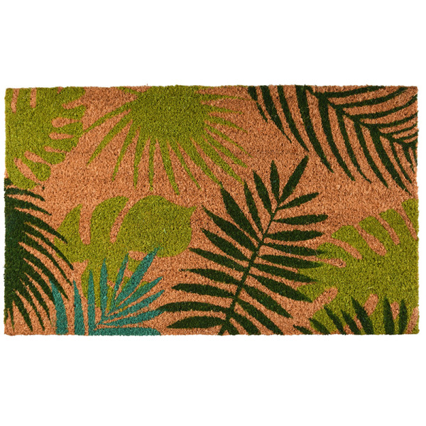 Podloga za vrata s tropskim vzorcem