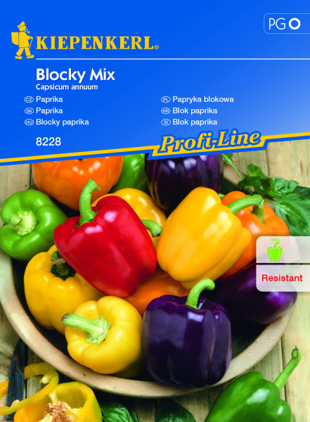Paprika Blocky Mix F1 (6 kosov)