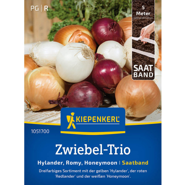 Trak s semeni čebule trio