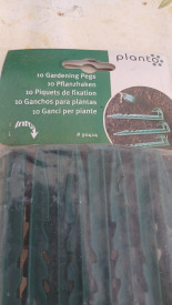 Pritrdilni klini za vrt, 10 kosov