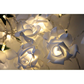 Nanizane bele vrtnice