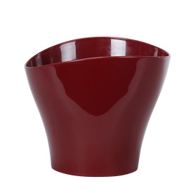 Lonec Wave v svetleče rdeči barvi (25 cm)