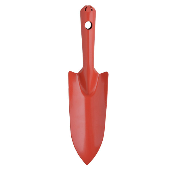 Rdeča jeklena vrtna lopata 20 cm