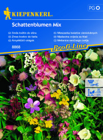 Mešanica barv cvetov, tolerantnih na senco