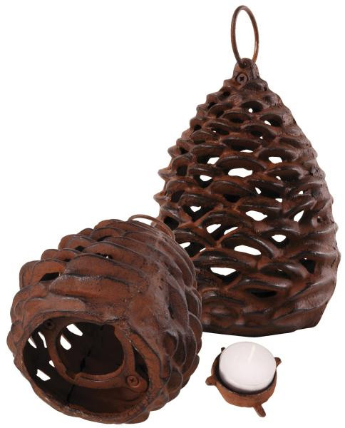 Držalo za sveče v obliki storža