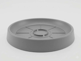 Podstavek za lonec v obliki soda, 50 cm – siv