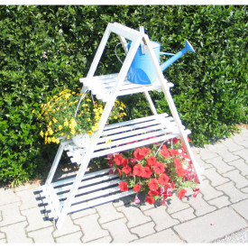Zložljiva lestev za stojalo za rože